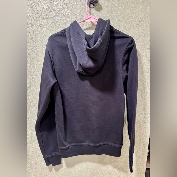 Nike Women's Black Hoodie with White Logo - Picture 3 of 3